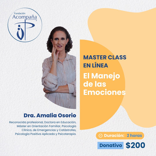 Master Class Virtual: El Manejo de las Emociones (Videograbación)